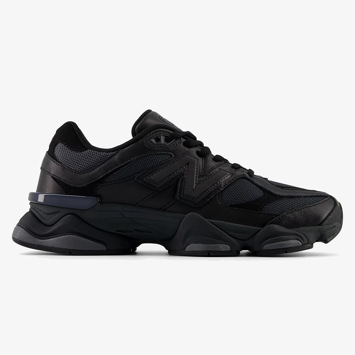 New Balance 9060 Triple Black Leather