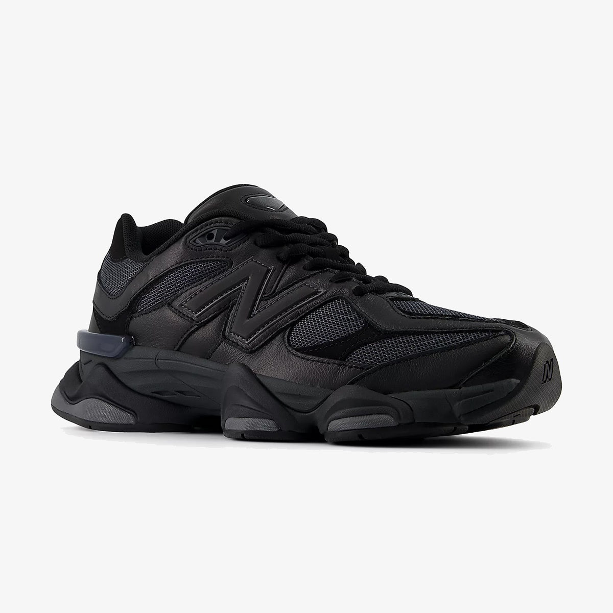 New Balance 9060 Triple Black Leather