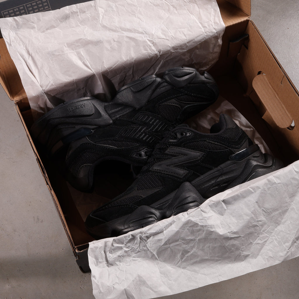 New Balance 9060 Triple Black Suede