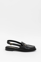 Crystal CC Logo Slingback loafers