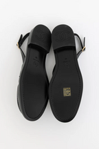 Crystal CC Logo Slingback loafers