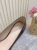 Gucci Horsebit Patent Leather Ballerina Flat