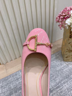 Gucci Horsebit Patent Leather Ballerina Flat