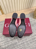 Gucci Horsebit Patent Leather Ballerina Flat