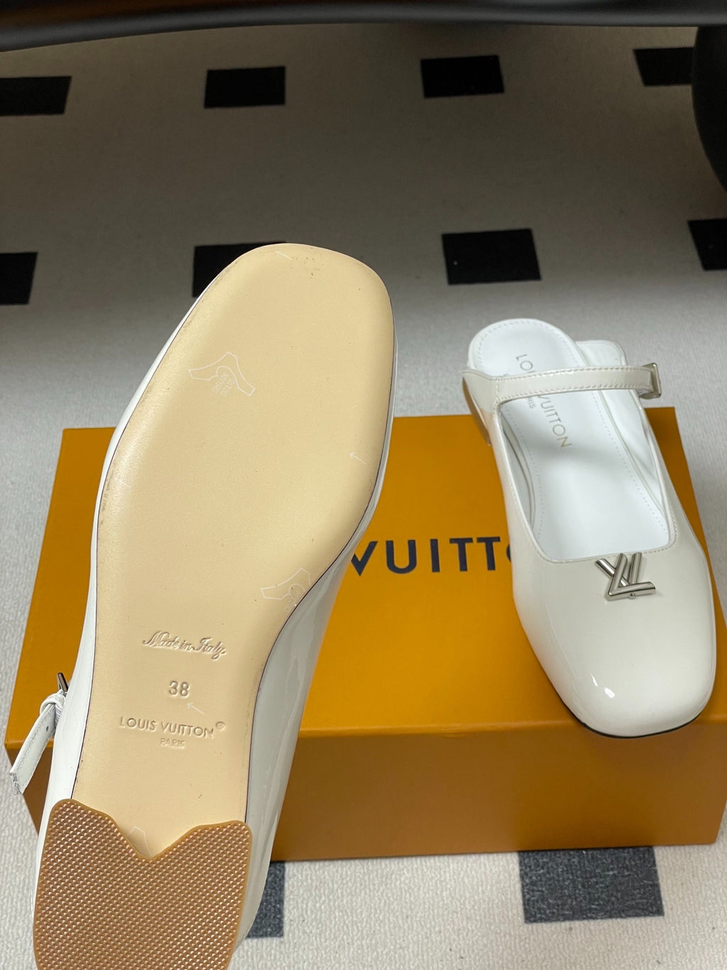 Louis Vuitton Swing Flat Mary Jane Mule