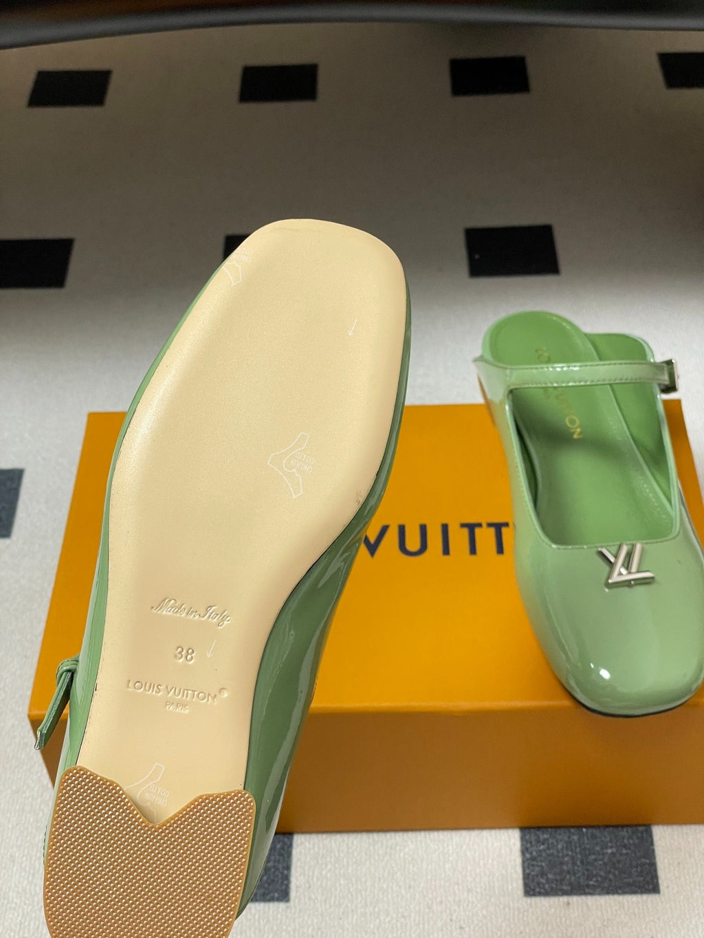 Louis Vuitton Swing Flat Mary Jane Mule