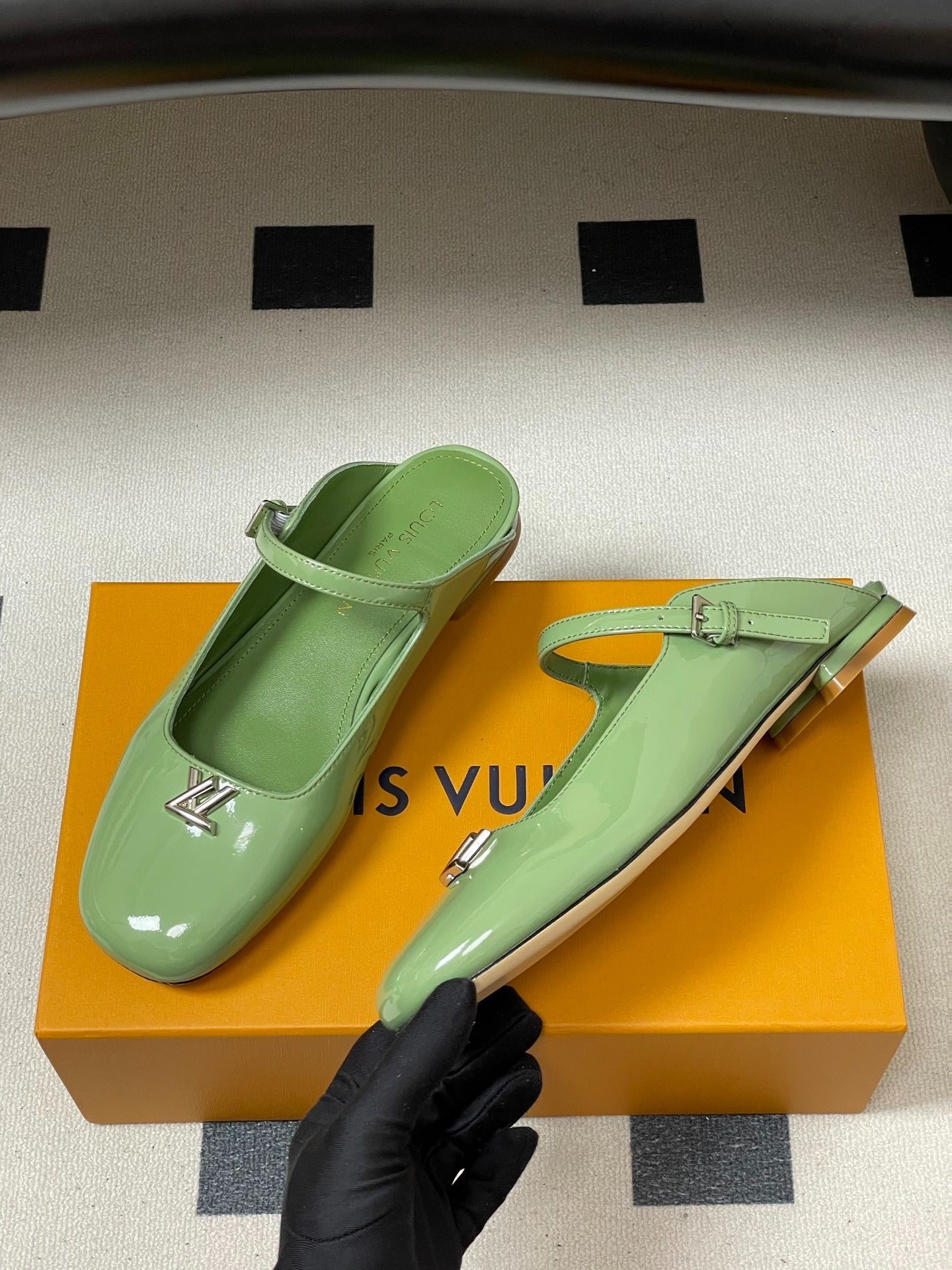 Louis Vuitton Swing Flat Mary Jane Mule