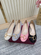 Gucci Horsebit Patent Leather Ballerina Flat