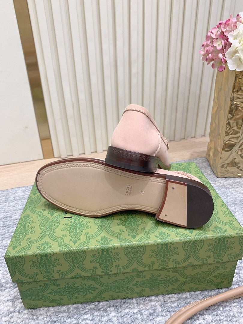 Gucci Suede Horsebit Driver