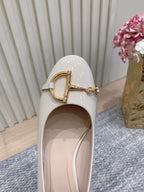 Gucci Horsebit Patent Leather Ballerina Flat