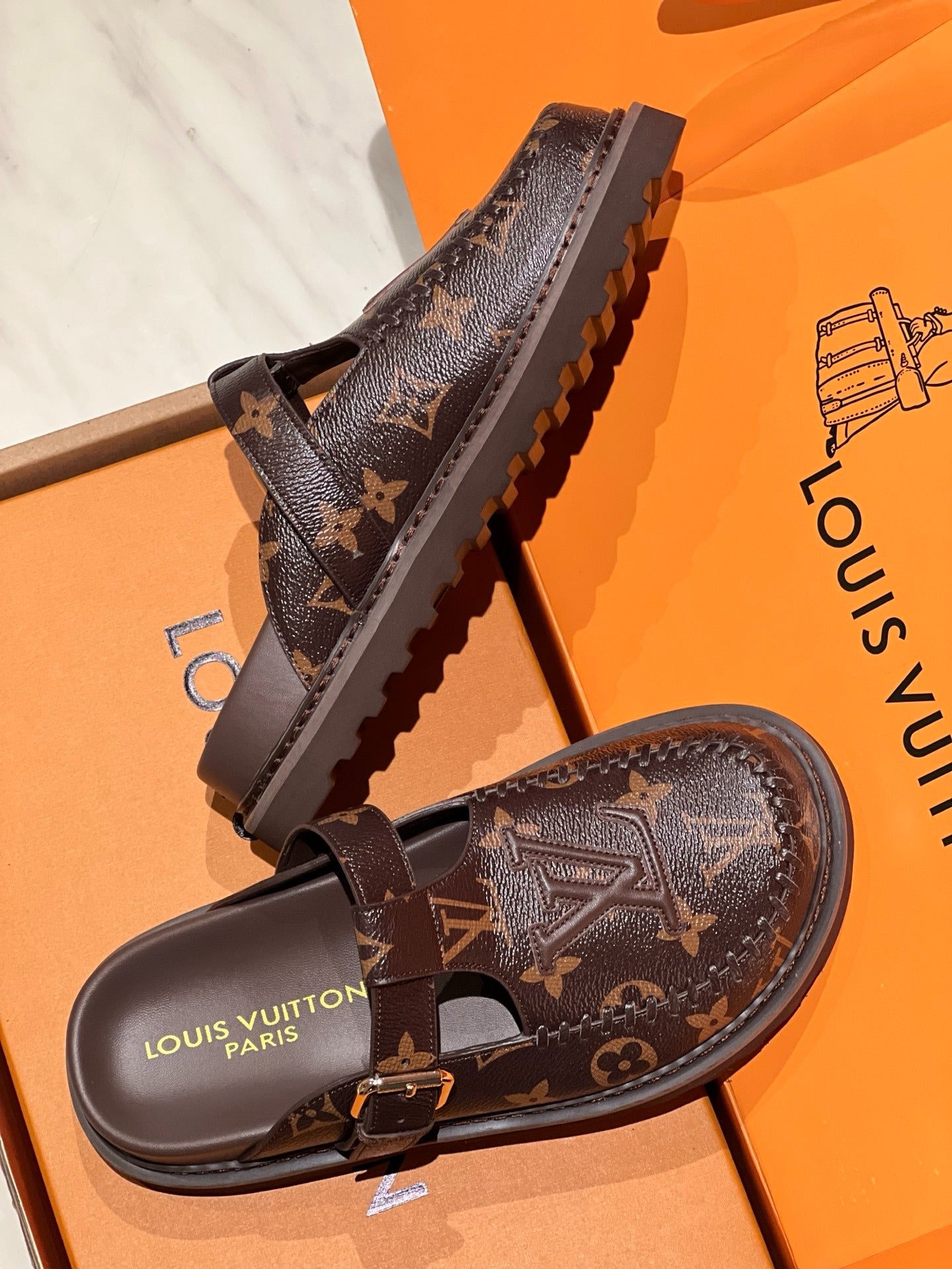 Louis Vuitton Cosy Comfort Clog