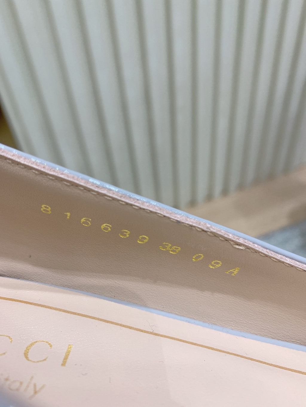 Gucci Horsebit Patent Leather Ballerina Flat
