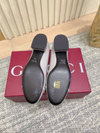 Gucci Horsebit Patent Leather Ballerina Flat