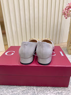 Gucci Horsebit Patent Leather Ballerina Flat