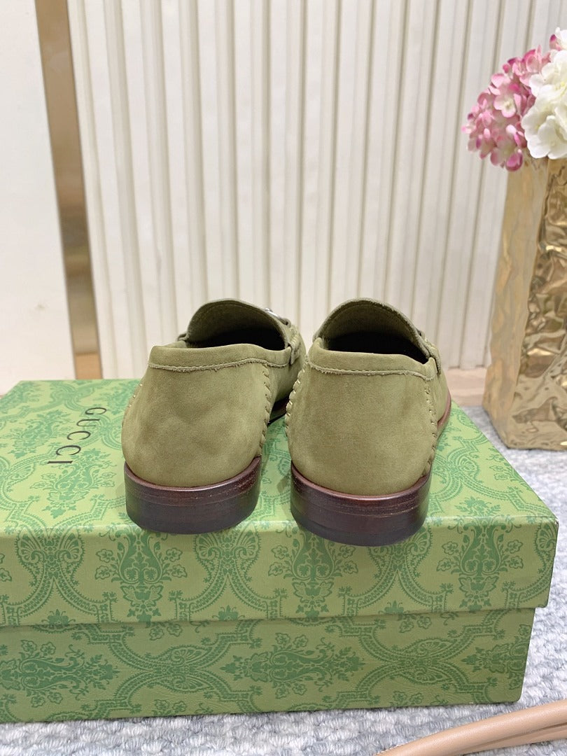 Gucci Suede Horsebit Driver