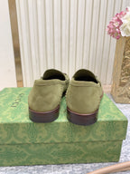 Gucci Suede Horsebit Driver