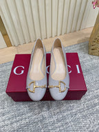 Gucci Horsebit Patent Leather Ballerina Flat